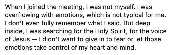 Prayer meeting 2